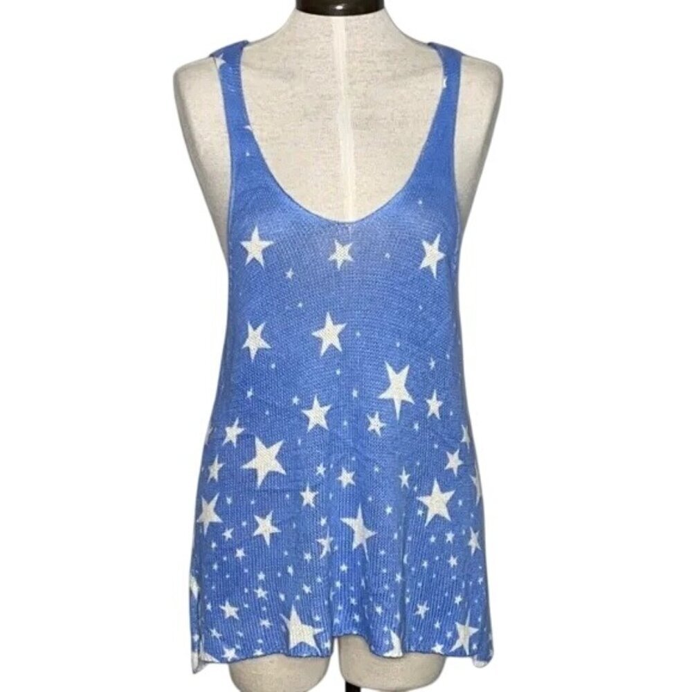 Show Me Your Mumu Catch a Falling Star Blue Tank Top - Picture 2 of 5